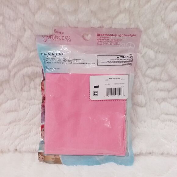 Disney Princess Ariel Little Mermaid Neck Gaiter Masks 2 Pack Ages 4 andUp New - Picture 4 of 5